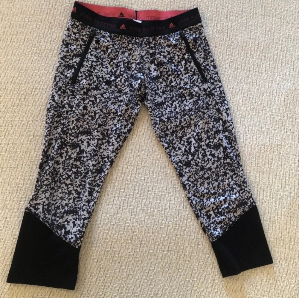 Adidas by Stella McCartney Black and White Leggings